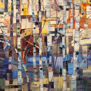 Abstract Painting by Robert Moore, Dana Gallery Artist