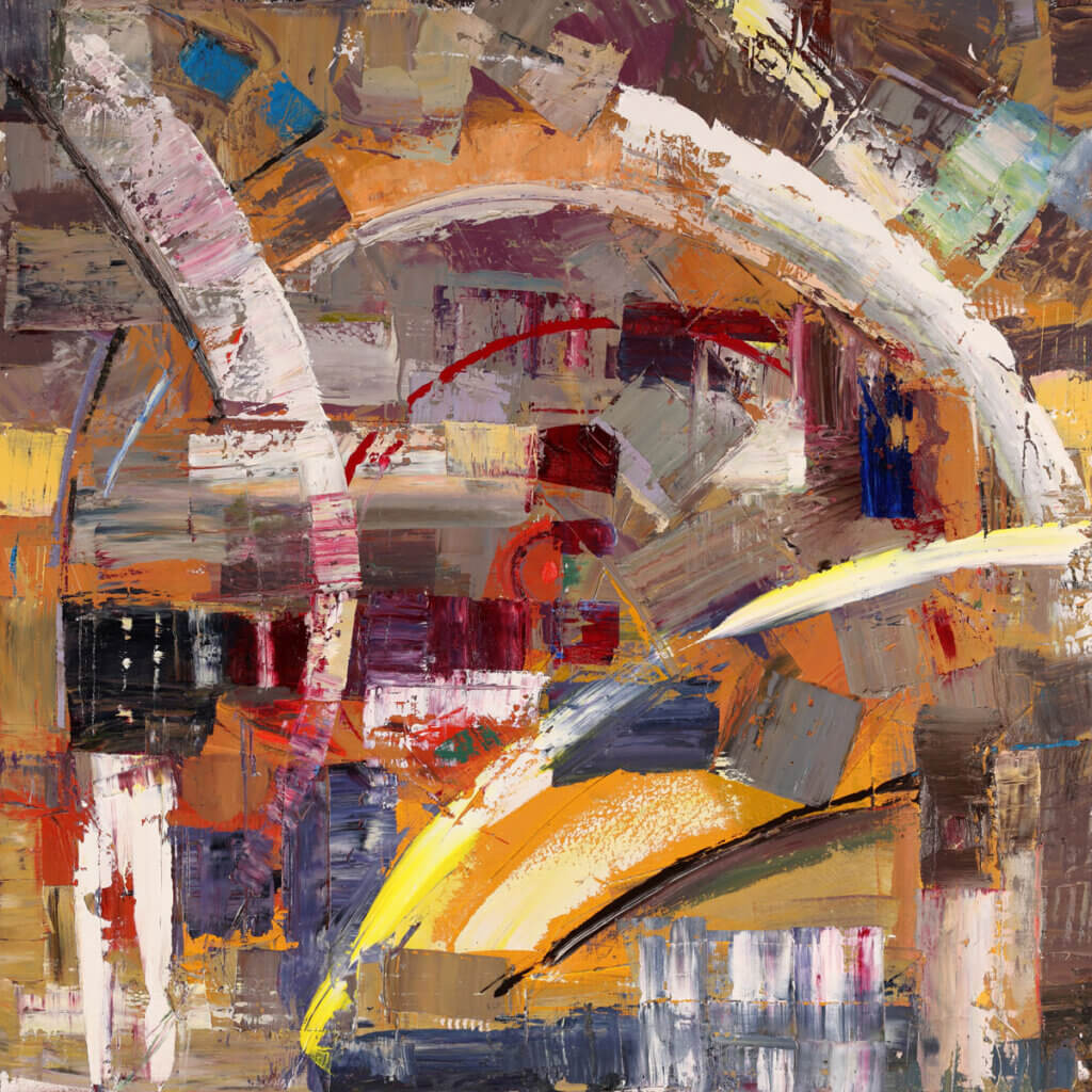 Abstract Painting by Robert Moore, Dana Gallery Artist