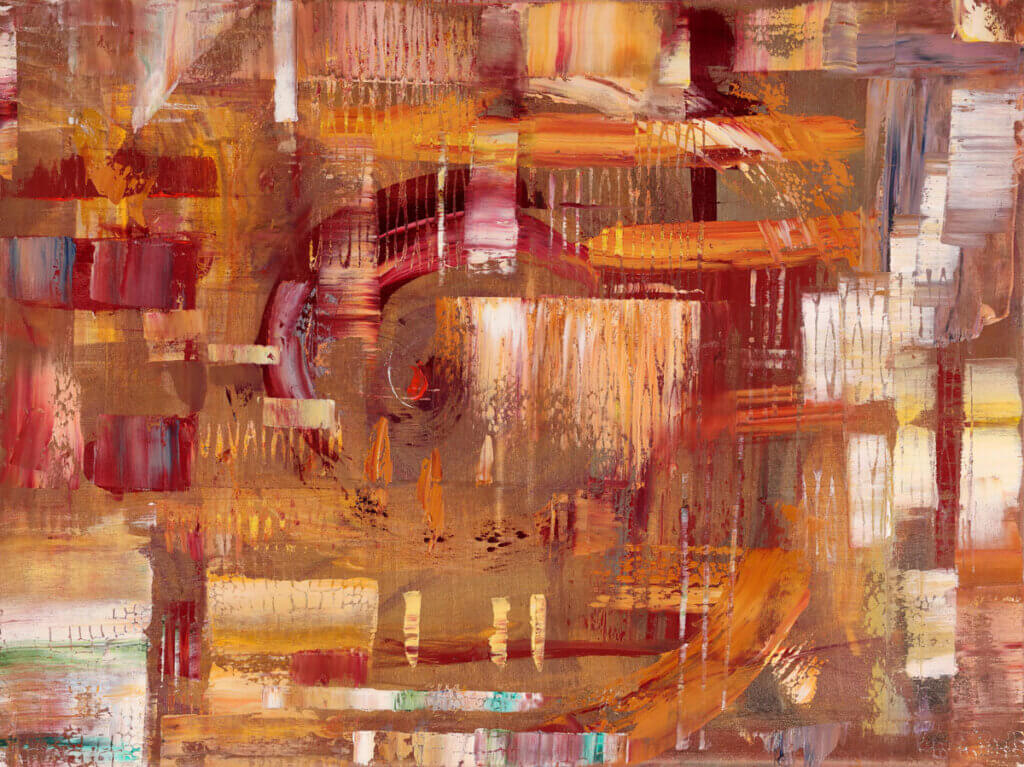 Abstract Painting by Robert Moore, Dana Gallery Artist