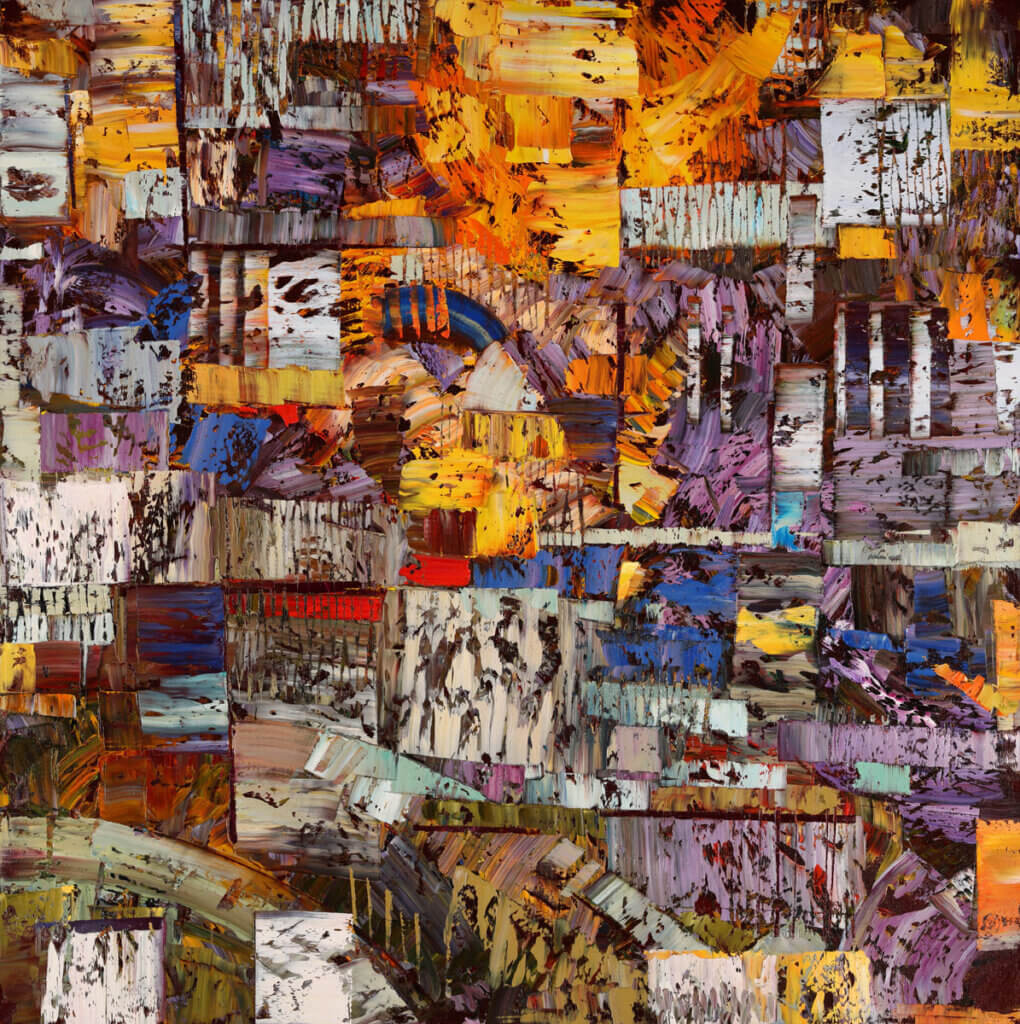 Abstract Painting by Robert Moore, Dana Gallery Artist