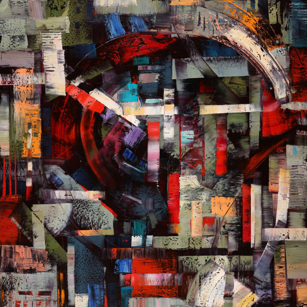 Abstract Painting by Robert Moore, Dana Gallery Artist