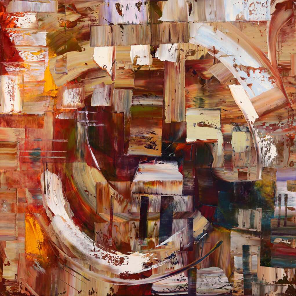 Abstract Painting by Robert Moore, Dana Gallery Artist