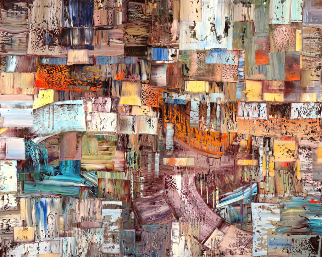 Abstract Painting by Robert Moore, Dana Gallery Artist