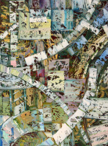 Abstract Painting by Robert Moore, Dana Gallery Artist