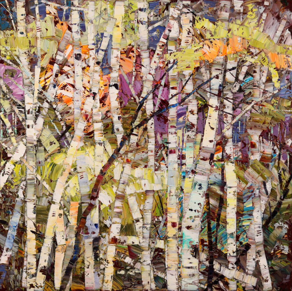 Abstract Painting by Robert Moore, Dana Gallery Artist