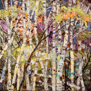 Abstract Painting by Robert Moore, Dana Gallery Artist