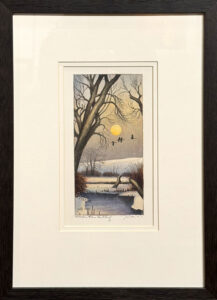 Etching by Jeff Walker, Dana Gallery Artist