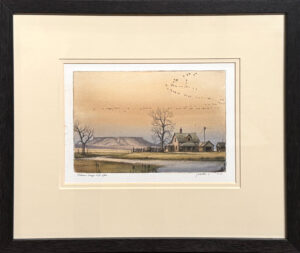 Etching by Jeff Walker, Dana Gallery Artist