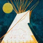 Kevin Red Star Artist Painting
