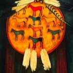 Kevin Red Star Artist Painting