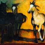 Kevin Red Star Artist Painting