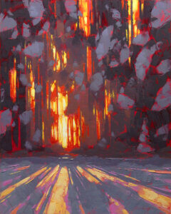 Painting by David Mensing, Dana Gallery Artist