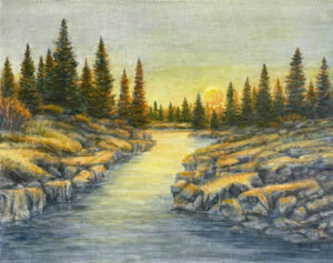 Painting by Janet Sullivan, Dana Gallery Artist