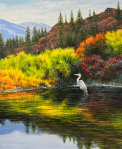 Painting by Janet Sullivan, Dana Gallery Artist