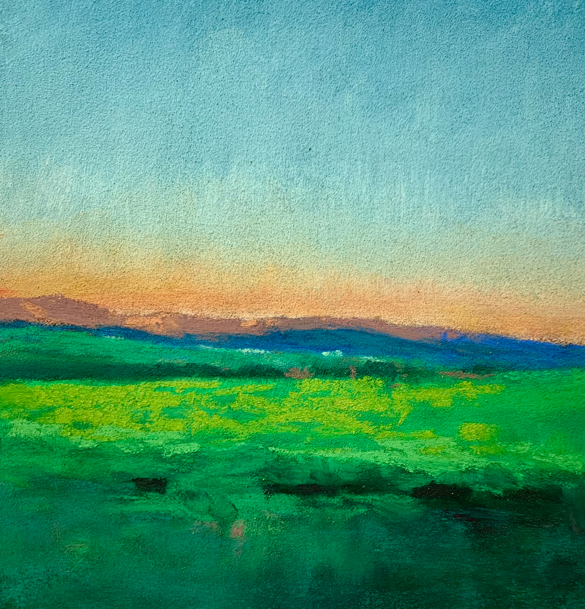 Sapphires in Slumber Pastel by Clay Pape, Dana Gallery Artist