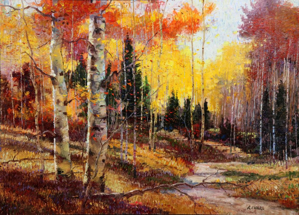 The forest Sings for Joy 72x96 Robert Moore
