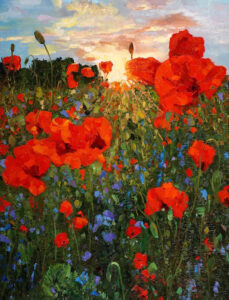 Painting by Garth Williams, Dana Gallery Artist