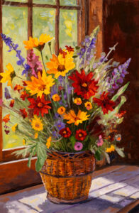 Painting by Garth Williams, Dana Gallery Artist