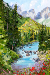 Painting by Garth Williams, Dana Gallery Artist