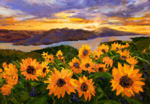 Painting by Garth Williams, Dana Gallery Artist