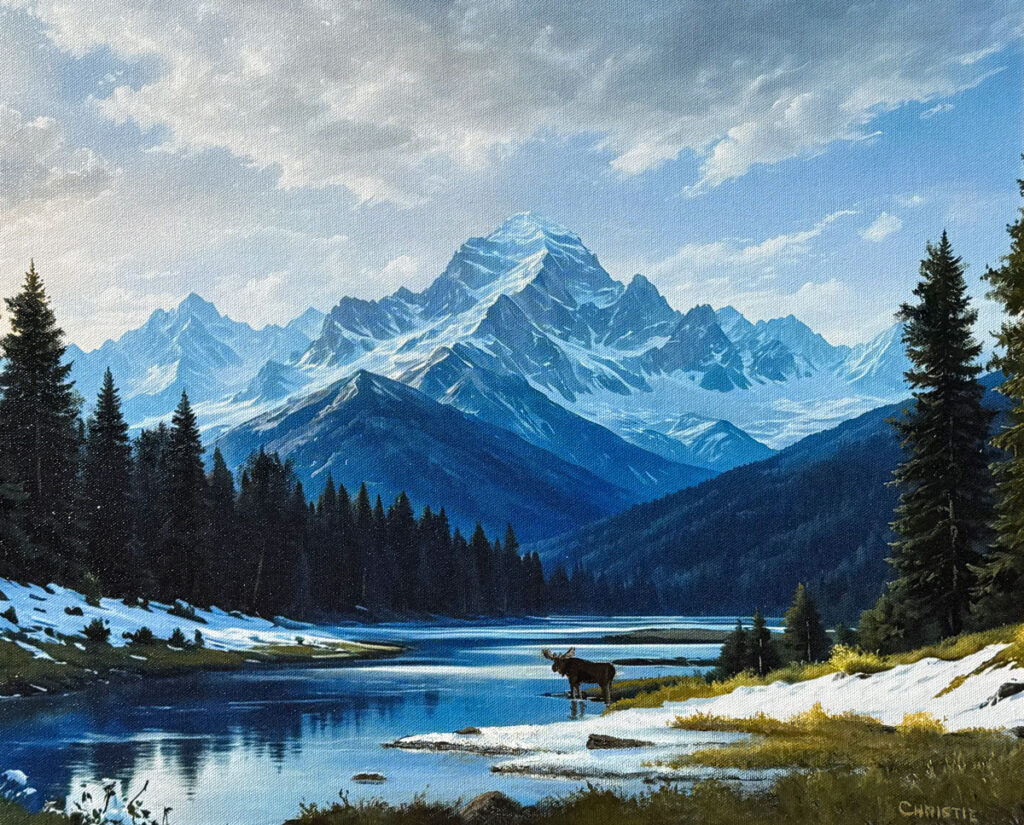 Painting by Reid Christie, Dana Gallery Artist