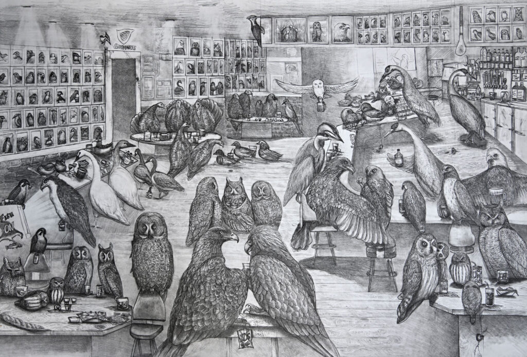 Drawing by Matt O'Connor, Dana Gallery Artist