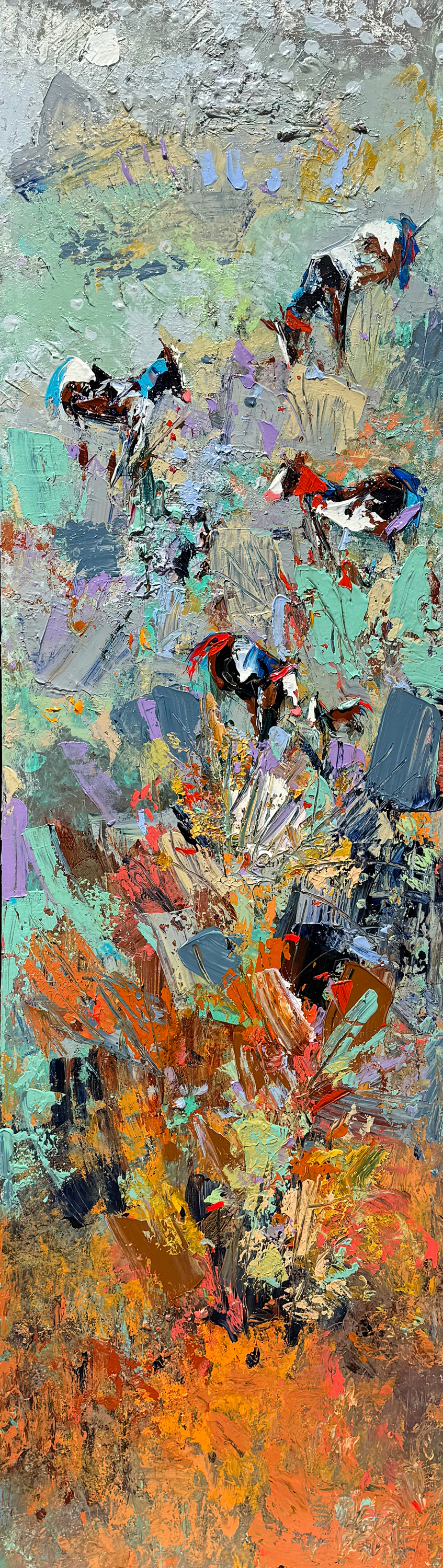 Painting by Kira Fercho, Dana Gallery Artist