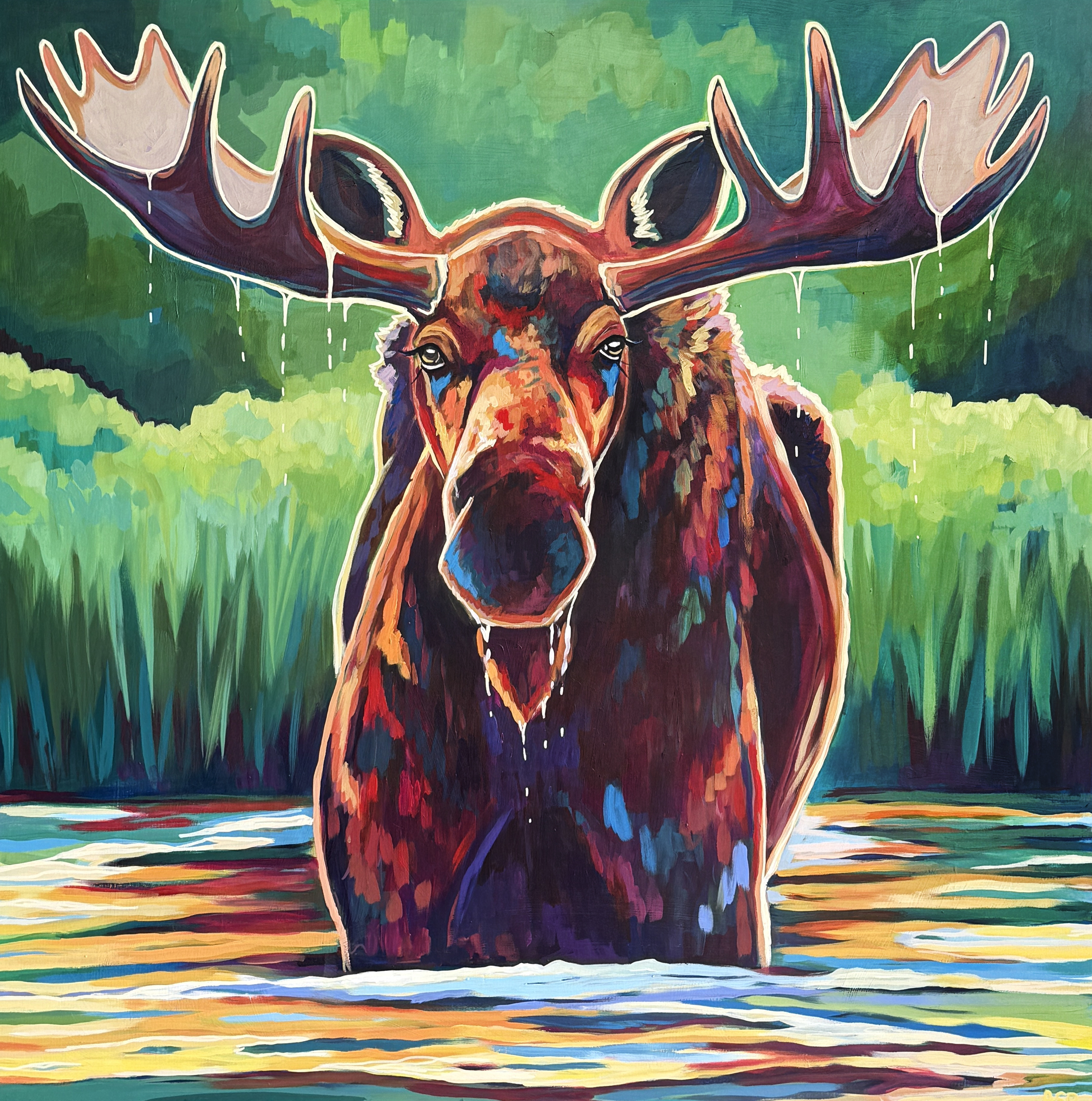 Painting by Abby Pittman, Dana Gallery Artist