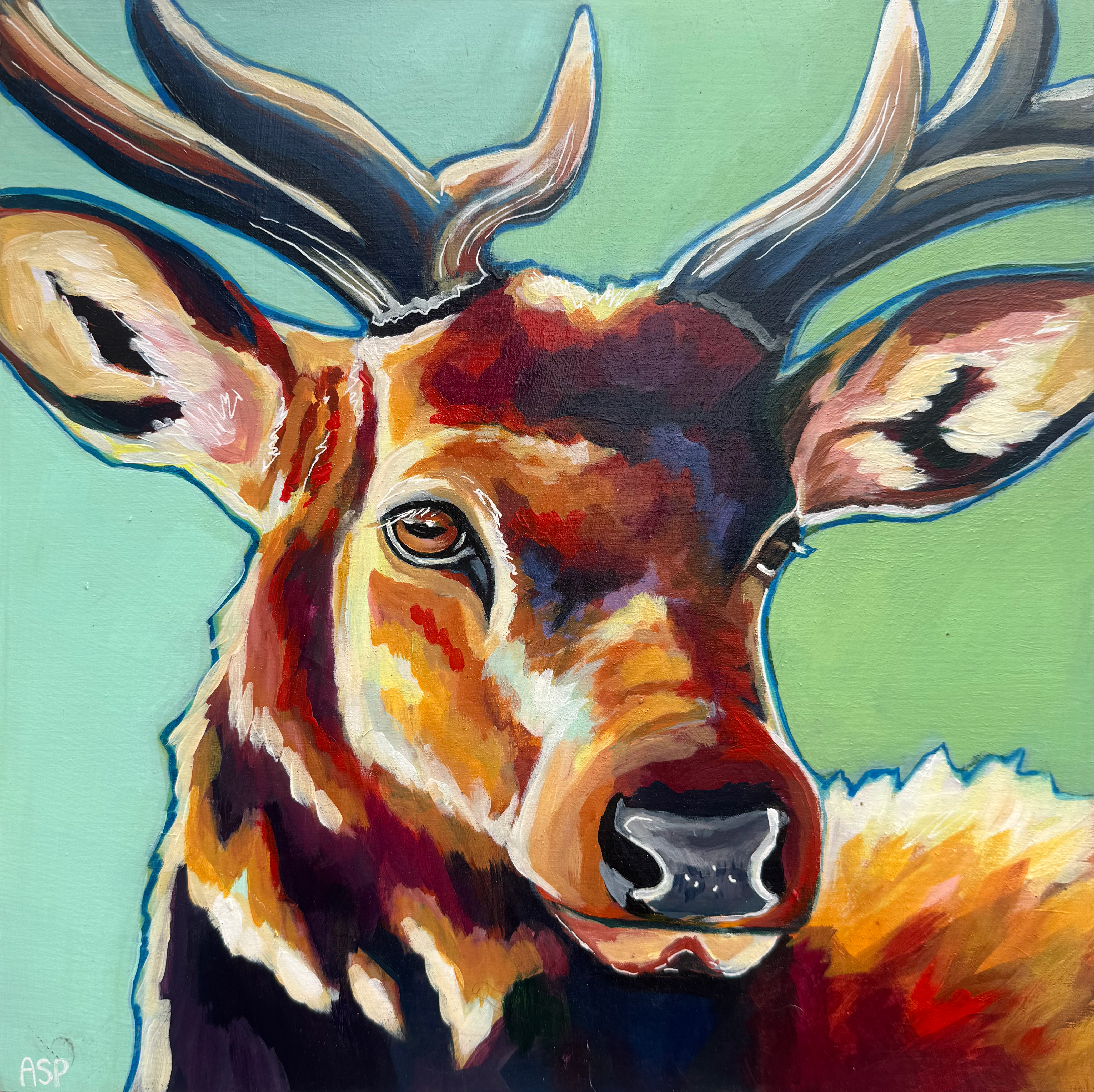 Painting by Abby Pittman, Dana Gallery Artist