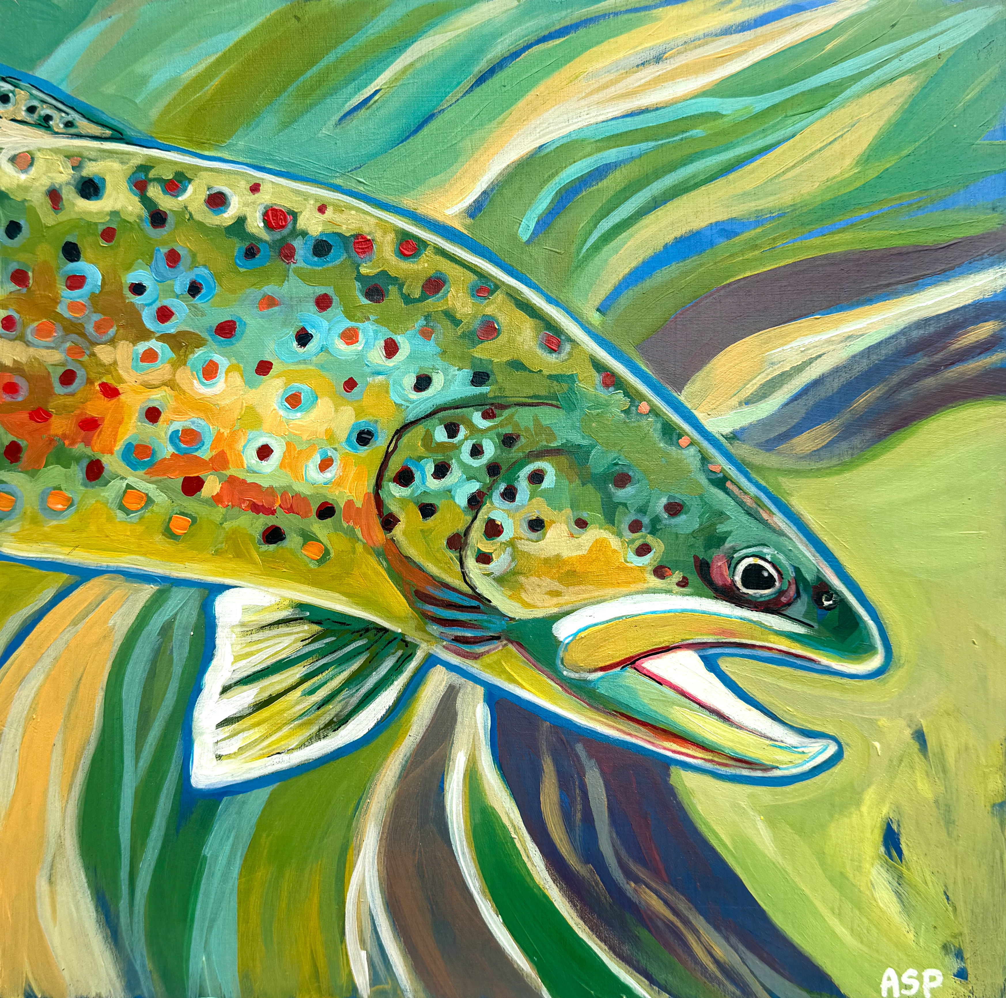 Painting by Abby Pittman, Dana Gallery Artist