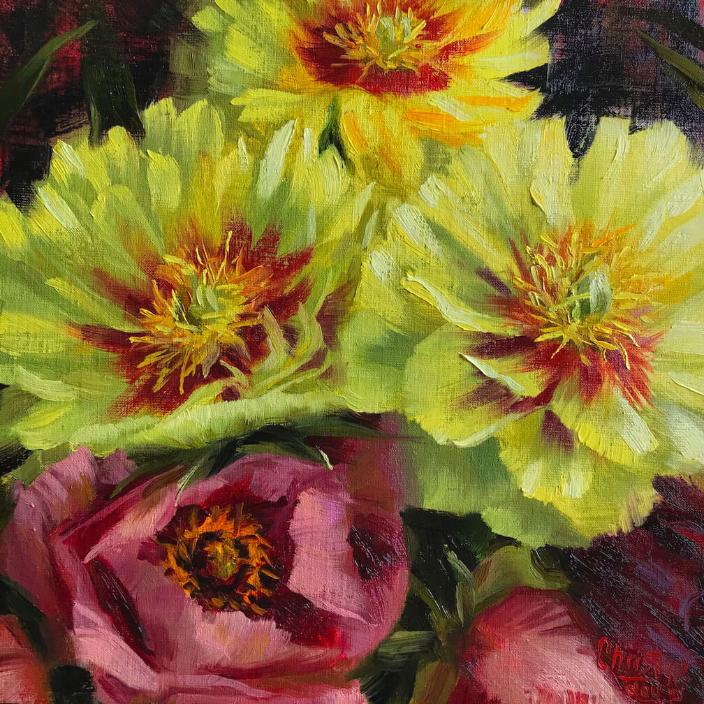 Painting by Christine Joy, Dana Gallery Artist