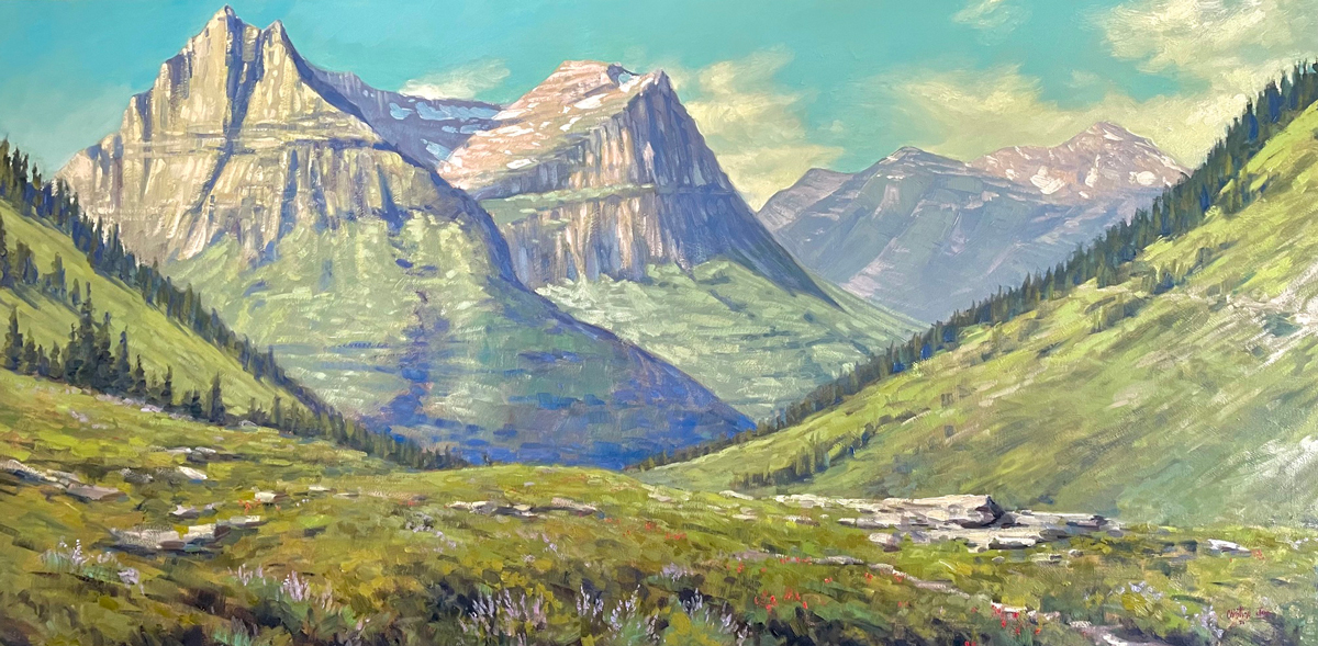 Rocky Mountain High Painting by Christine Joy, Dana Gallery Artist