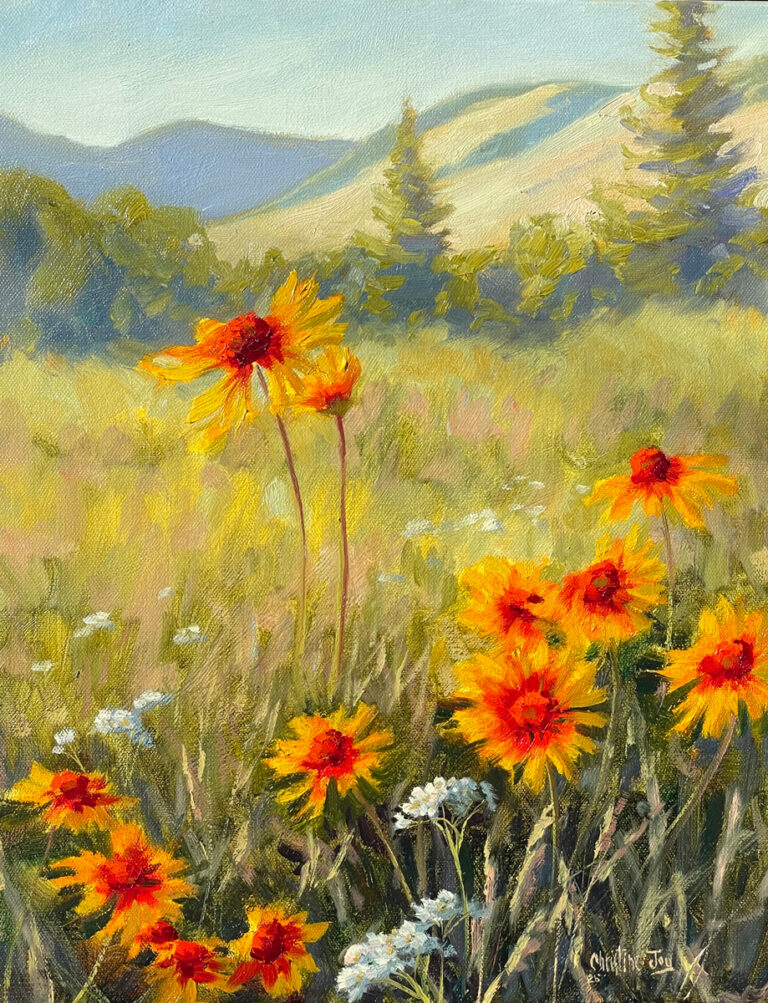 Painting by Christine Joy, Dana Gallery Artist