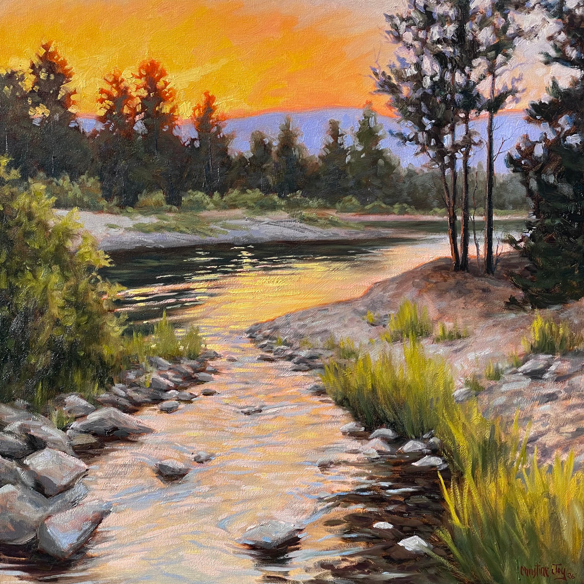 Painting by Christine Joy, Dana Gallery Artist