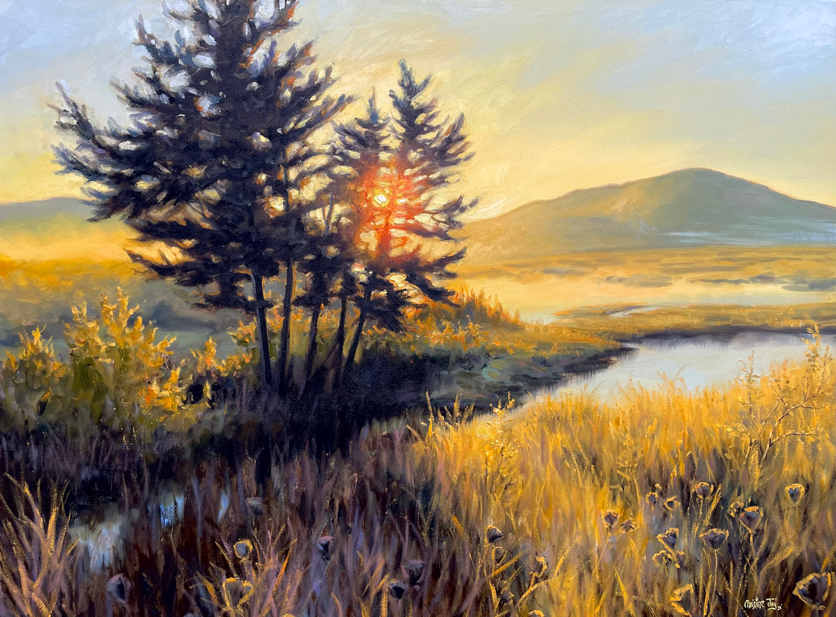 Painting by Christine Joy, Dana Gallery Artist