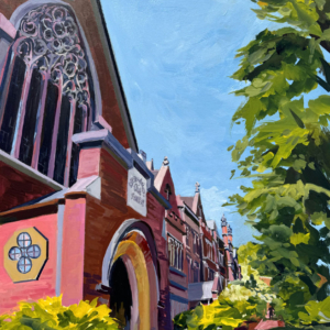 Painting for WaterMedia 2024, A national juried show hosted by Montana Watercolor Society at Dana Gallery