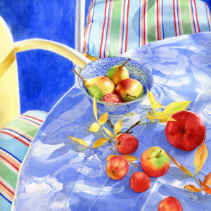 Painting for WaterMedia 2024, A national juried show hosted by Montana Watercolor Society at Dana Gallery