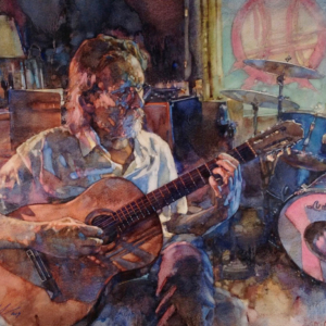 Painting for WaterMedia 2024, A national juried show hosted by Montana Watercolor Society at Dana Gallery