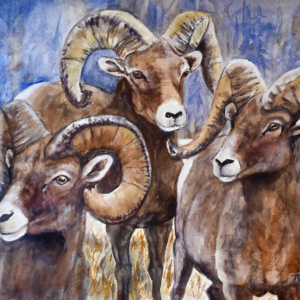 Painting for WaterMedia 2024, A national juried show hosted by Montana Watercolor Society at Dana Gallery