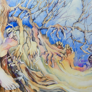 Painting for WaterMedia 2024, A national juried show hosted by Montana Watercolor Society at Dana Gallery