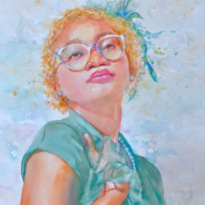 Painting for WaterMedia 2024, A national juried show hosted by Montana Watercolor Society at Dana Gallery