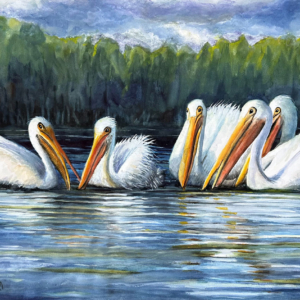 Painting for WaterMedia 2024, A national juried show hosted by Montana Watercolor Society at Dana Gallery