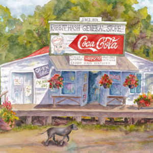 Painting for WaterMedia 2024, A national juried show hosted by Montana Watercolor Society at Dana Gallery