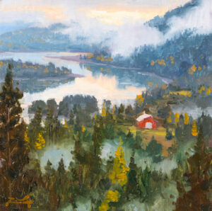 Painting by Robbie Moore, Dana Gallery Artist