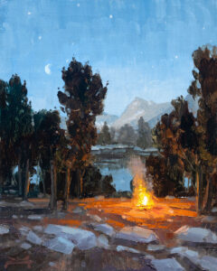 Painting by Robbie Moore, Dana Gallery Artist