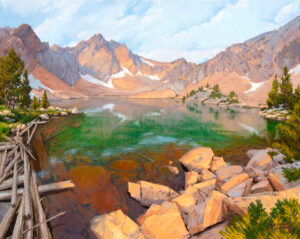 Painting by Robbie Moore, Dana Gallery Artist