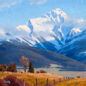 Painting by Robbie Moore, Dana Gallery Artist