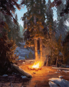 Painting by Robbie Moore, Dana Gallery Artist