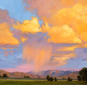 Painting by Robbie Moore, Dana Gallery Artist