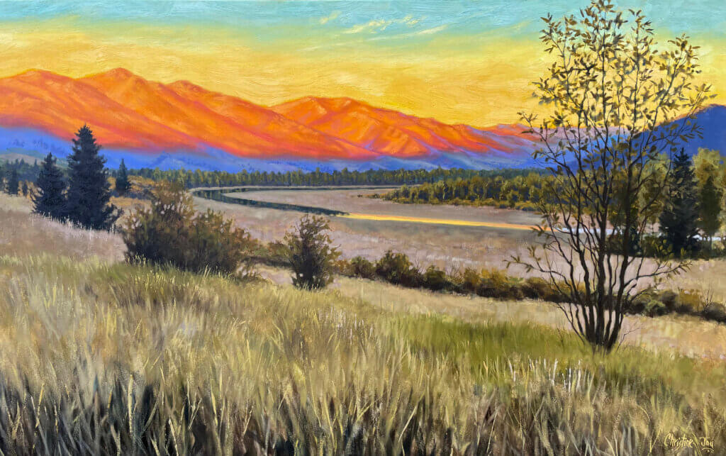 Christine Joy Artist Painting Dana Gallery